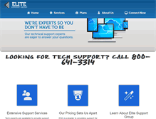 Tablet Screenshot of elitesupportgroup.com